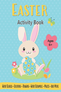 Easter Activity Book For Kids Ages 6-8