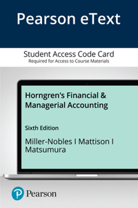 Horngren's Financial & Managerial Accounting