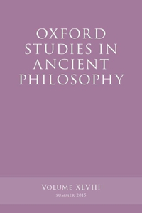 Oxford Studies in Ancient Philosophy, Volume 48 (UK)