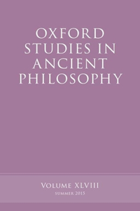 Oxford Studies in Ancient Philosophy, Volume 48