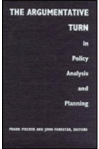 Argumentative Turn in Policy Analysis and Planning