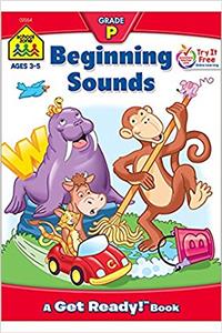 School Zone Pre Beginning Sounds Wkbk (Get Ready Books)