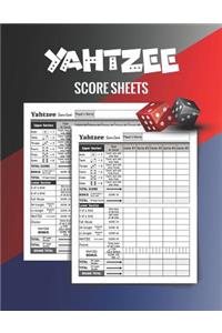 Yahtzee Score Sheets