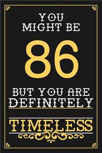 86th Birthday Journal
