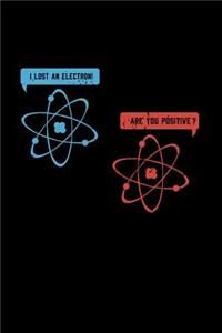 I lost an electron! Are you positive?