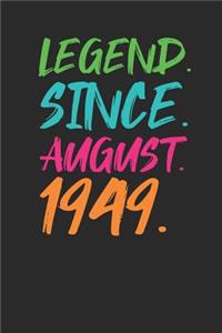 Legend Since August 1949: Blank Lined Notebook / Journal (6 X 9 -120 Pages) - 70th Birthday Gift Idea