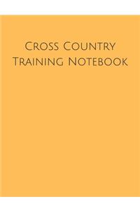 Cross Country Training Notebook