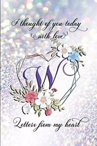Letters From My Heart - W