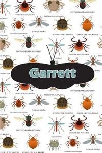 Garrett: Bug Insect Handwriting for K-3 Students Practice Paper Book Notebook Journal Book 120 Pages 6x9