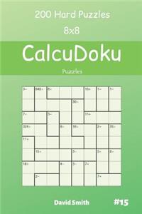 CalcuDoku Puzzles - 200 Hard Puzzles 8x8 vol.15