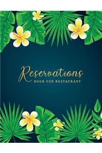 Reservations Book for Restaurant