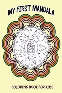 My First Mandalas Coloring Book For Kids