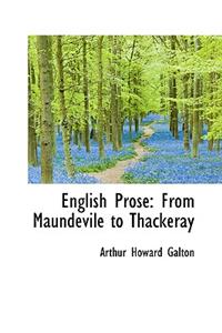 English Prose