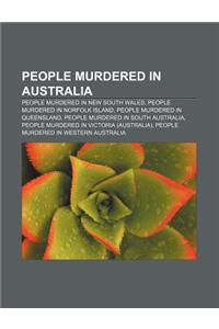 People Murdered in Australia
