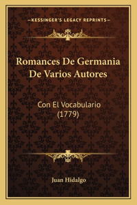 Romances De Germania De Varios Autores