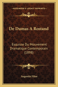 De Dumas A Rostand
