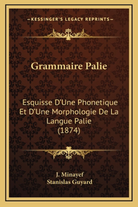 Grammaire Palie