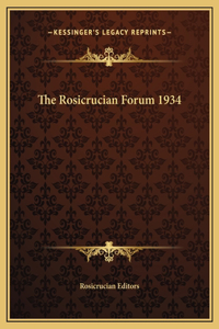 Rosicrucian Forum 1934