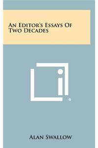 An Editor's Essays of Two Decades