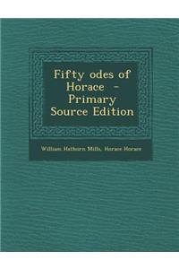 Fifty Odes of Horace