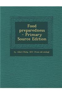 Food Preparedness