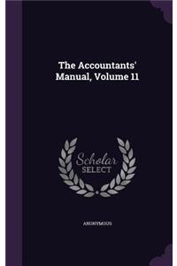 Accountants' Manual, Volume 11