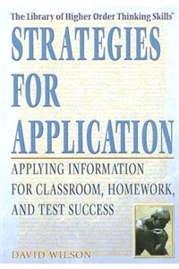 Strategies for Application