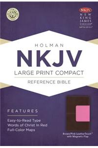 Large Print Compact Reference Bible-NKJV-Magnetic Flap