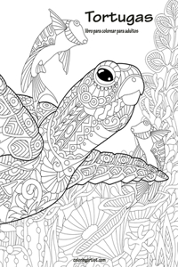 Tortugas libro para colorear para adultos 1
