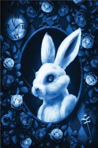 Alice in Wonderland Modern Journal - Inwards White Rabbit (Blue)