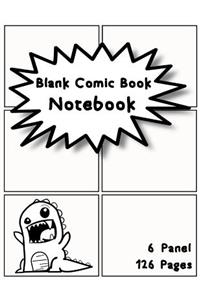 Blank Comic Book Notebook