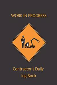 Contractor's Daily log Book