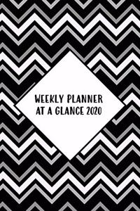 Weekly Planner At A Glance 2020