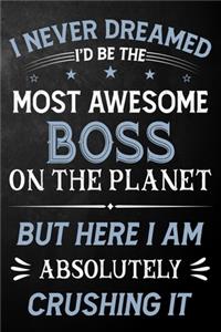 I Never Dreamed I'd Be The Most Awesome Boss On The Planet But Here I Am Absolutely Crushing It