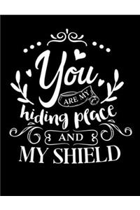 You are my hiding place and my shield