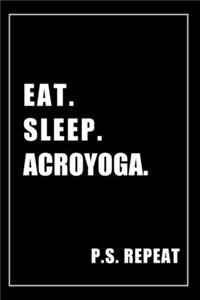 Journal For Acroyoga Lovers