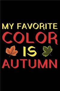 My favorite color is Autumn