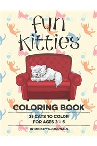 Fun Kitties Coloring Book