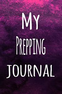 My Prepping Journal