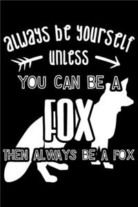 Always Be Yourself Unless You Can Be A Fox Then Always Be A Fox