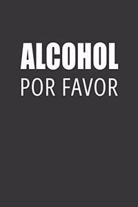 Alcohol Por Favor Notebook