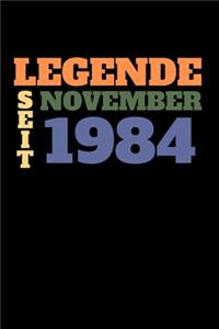 Legende seit November 1984