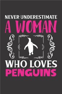 Never Underestimate A Woman Who Loves Penguins