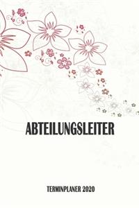 Abteilungsleiter - Terminplaner 2020