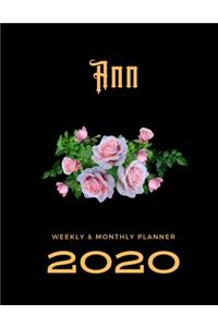 2020 Weekly & Monthly Planner