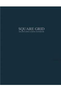 Square Grid Graph Paper Gaming Notebook