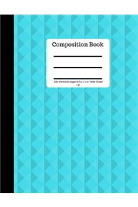 Composition Book 100 Sheet/200 Pages 8.5 X 11 In.-Wide Ruled-LB