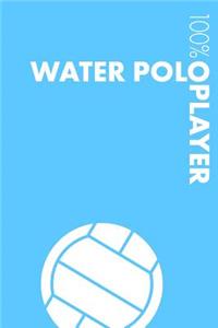 Womens Water Polo Player Notebook