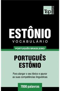 Vocabulário Português Brasileiro-Estônio - 7000 palavras