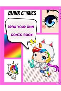 Blank Comics Draw Your Own Comic Book